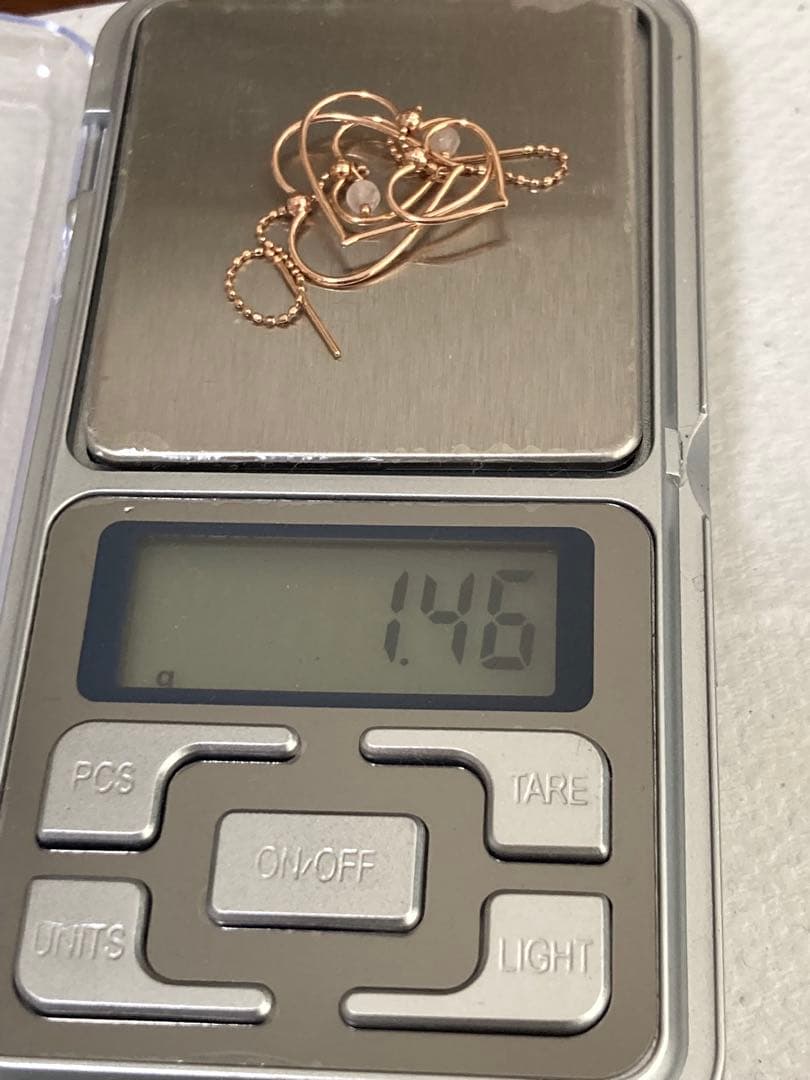 こ*も様 k10 4℃ アメリカンピアス　1.46g