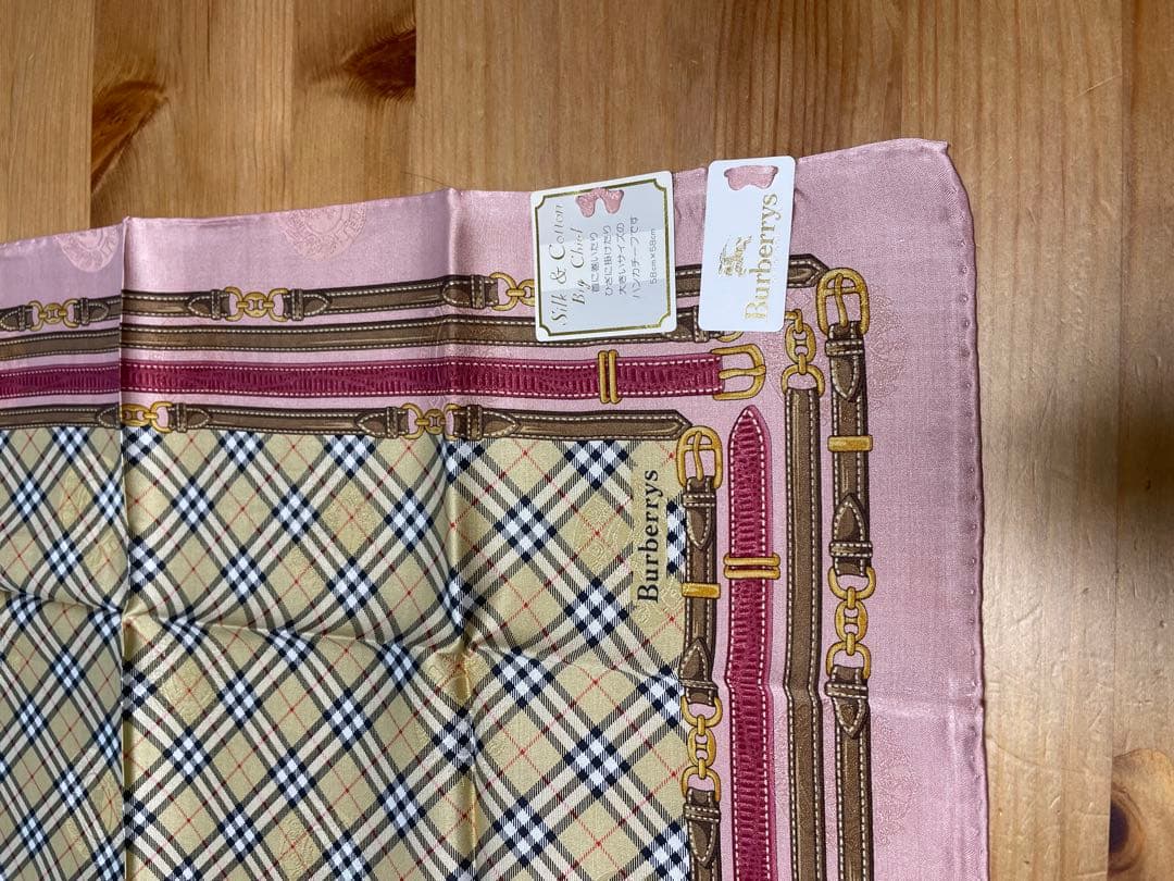 s*y様 Burberry's チェック柄ハンカチーフ3枚セット
