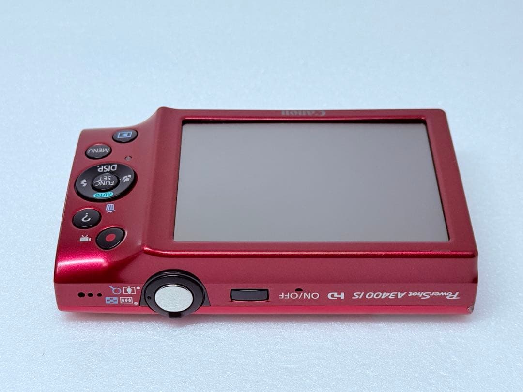 Canon PowerShot A3400 IS レッド 動作＆タッチ良好