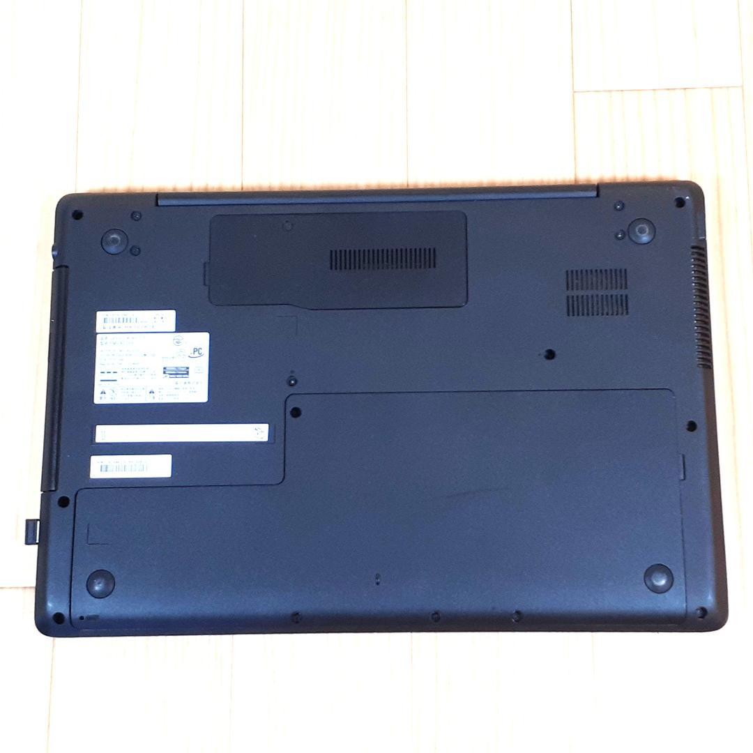 ノートPC　爆速　Fujitsu FMV 15.6インチ シャイニーブラック