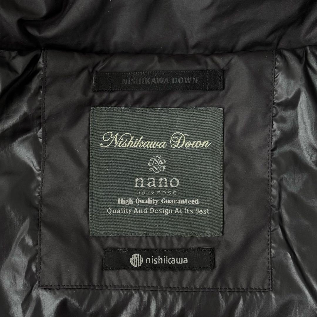 ナノユニバース 西川ダウン フードショートダウン 38
