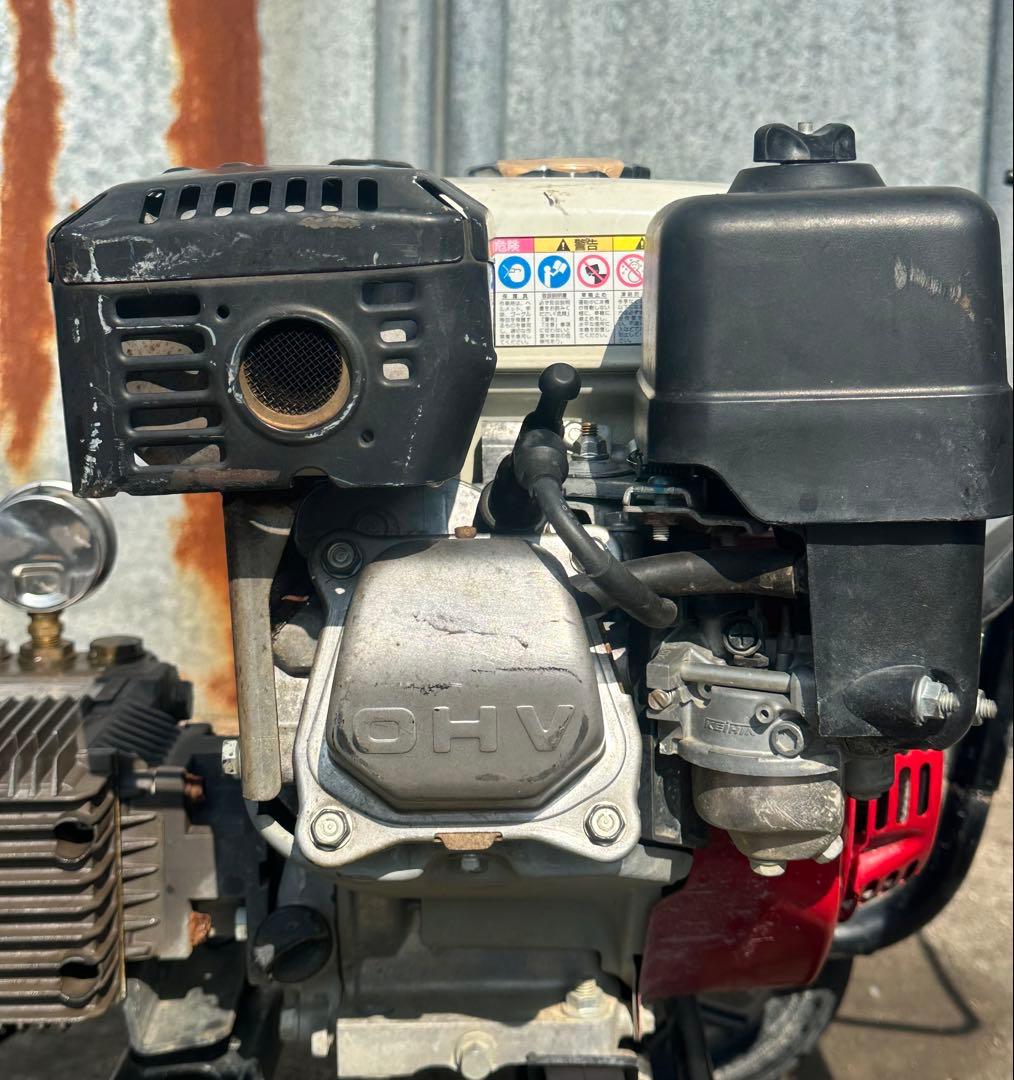 H9. スーパー工業 エンジン式高圧洗浄機 SEC-1310本体 & 給水ホース