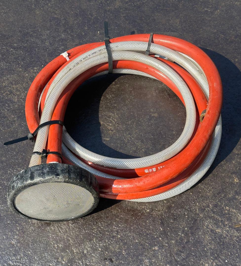 H9. スーパー工業 エンジン式高圧洗浄機 SEC-1310本体 & 給水ホース