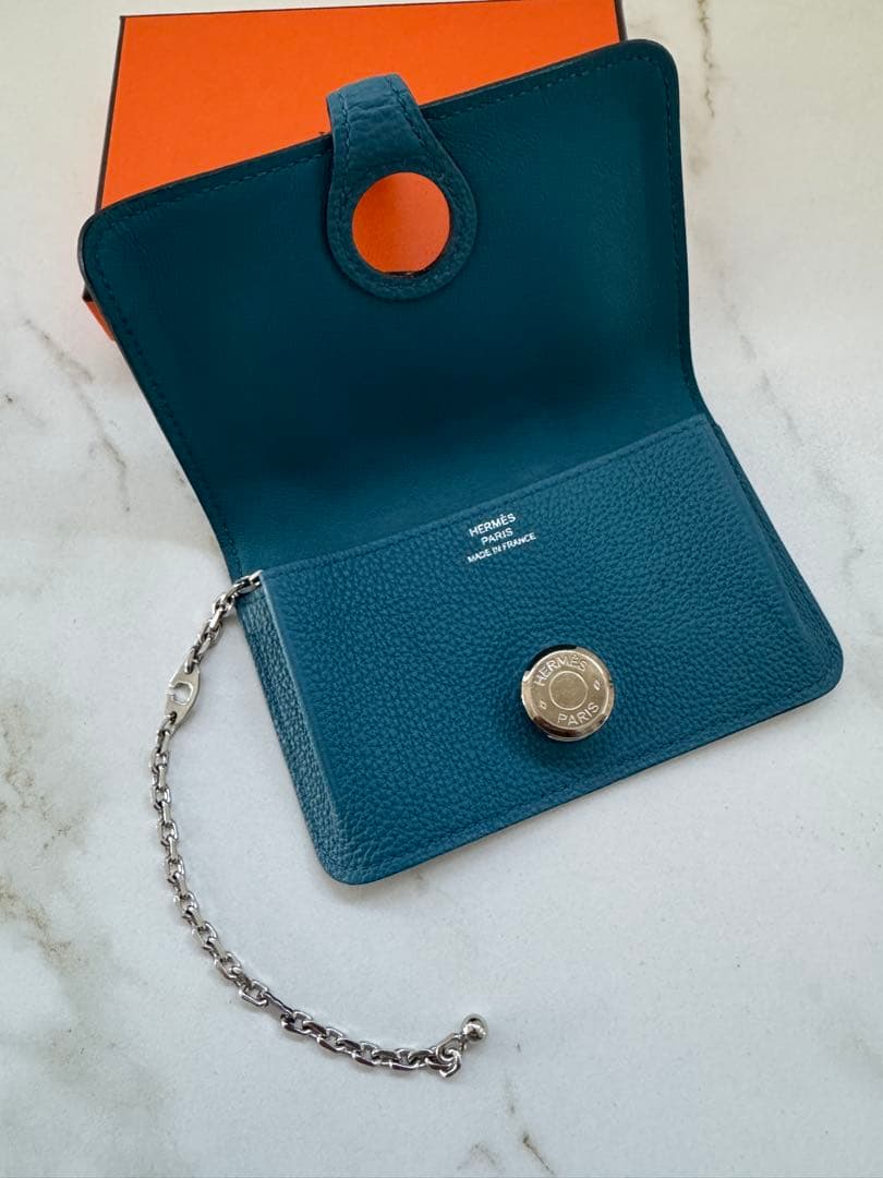 HERMES ドゴン キーケース コバルト 超美品 箱付き