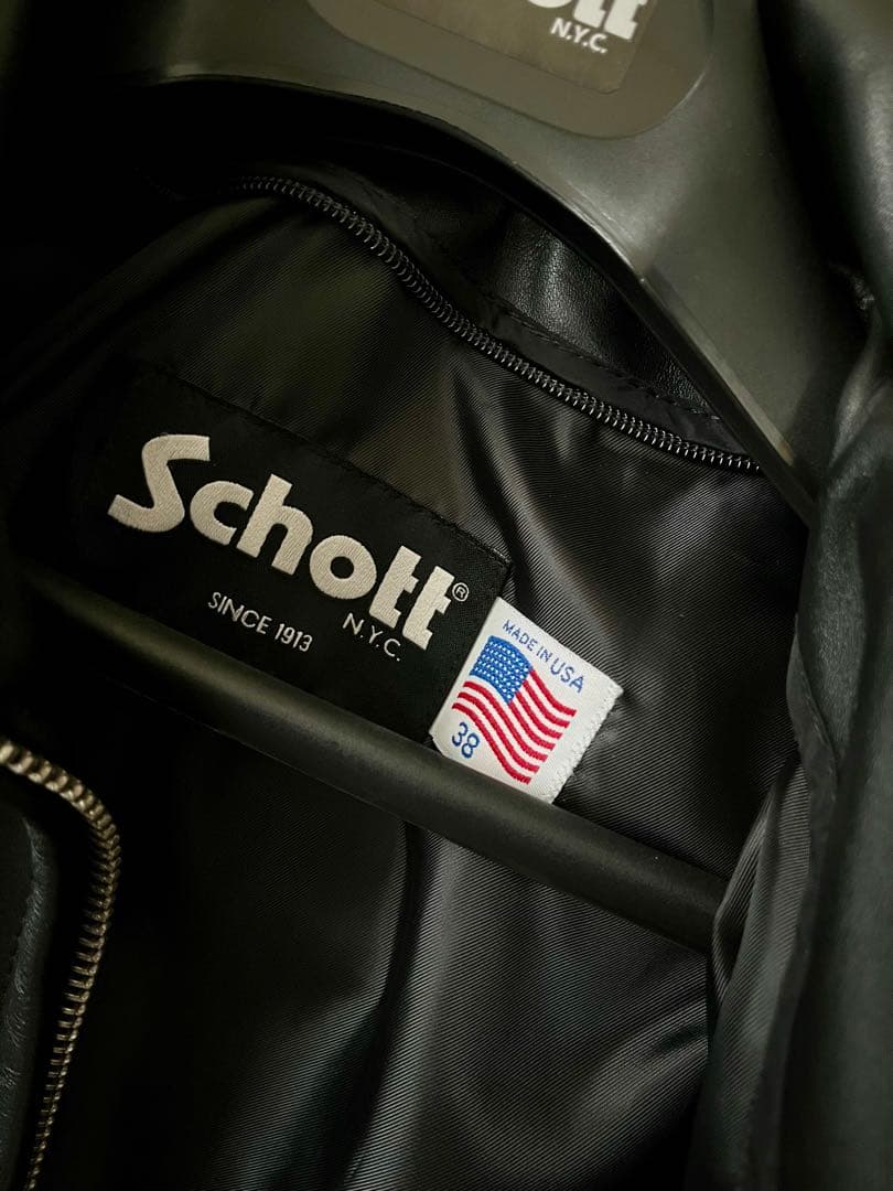 Schott 643 トラッカージャケット 38 ライナー付き