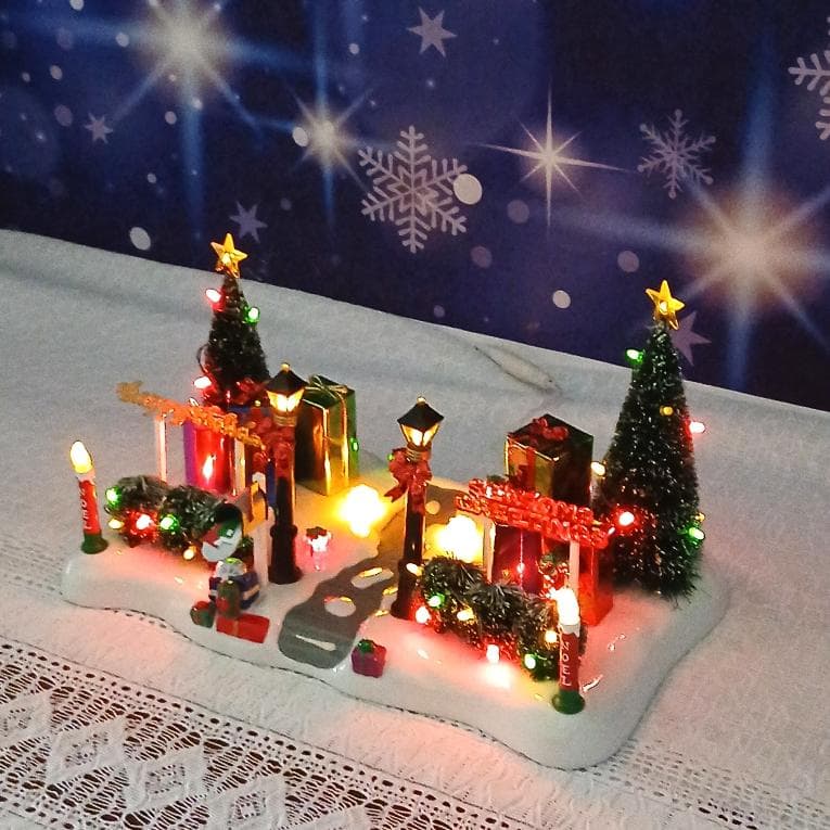 g*a様 DEPARTMENT56 クリスマス イルミネーション ジオラマ ヴィ