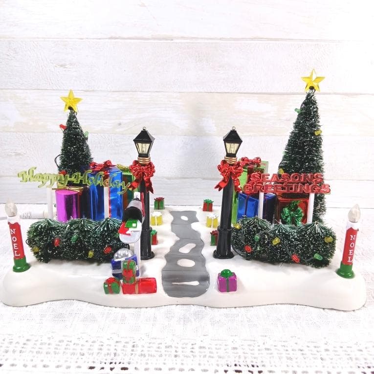 g*a様 DEPARTMENT56 クリスマス イルミネーション ジオラマ ヴィ