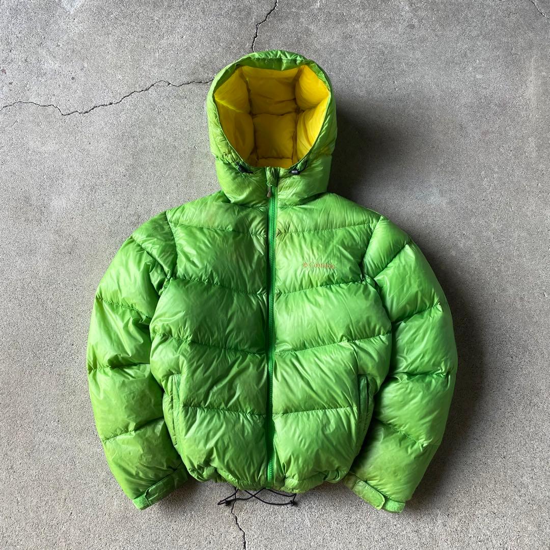 ジャケット・アウター columbia down parka lime green archive