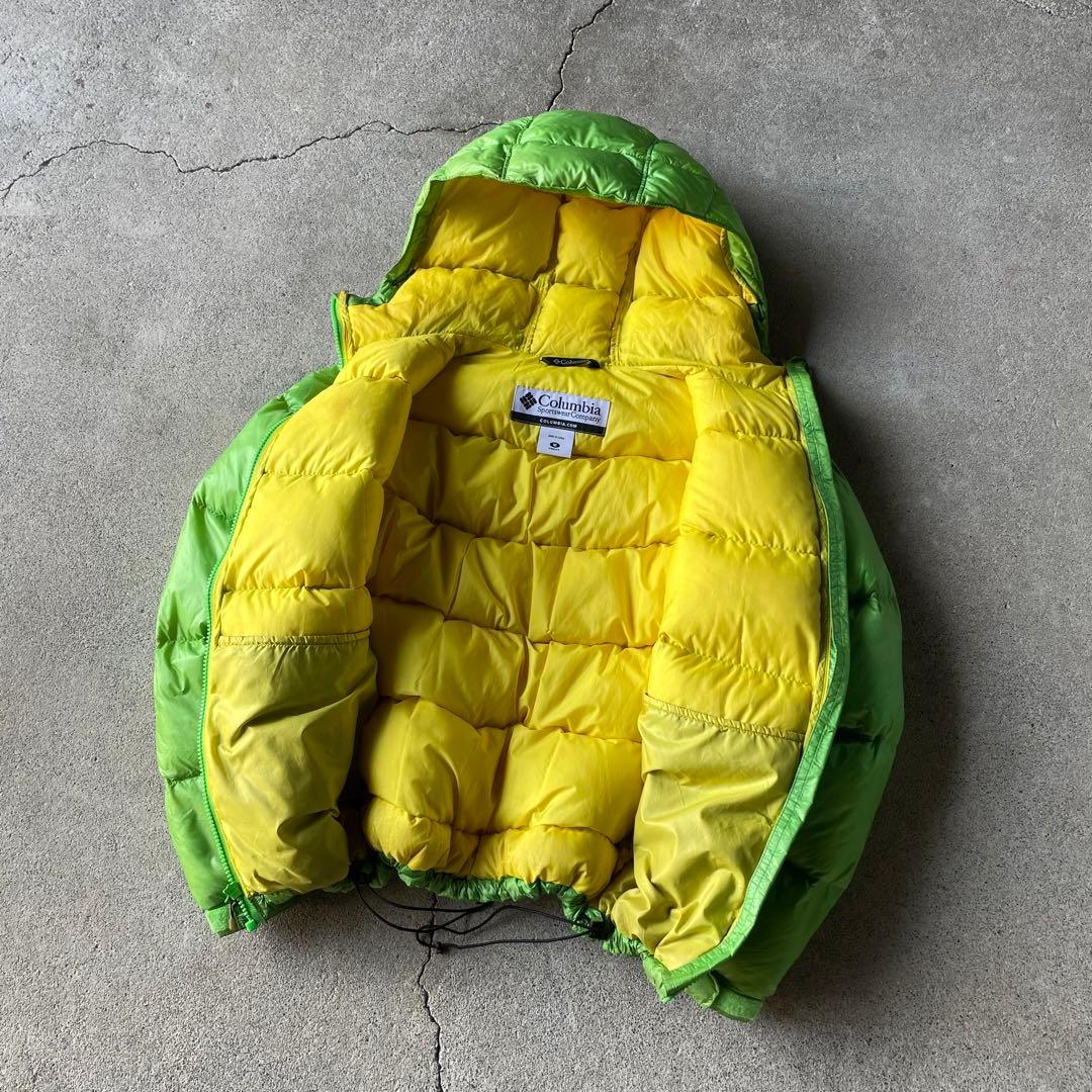 ジャケット・アウター columbia down parka lime green archive