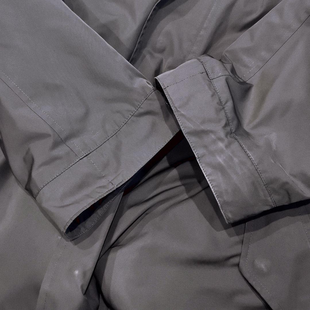 バーバリーブラックレーベル　モッズコート　裏地ノバチェック　ラビットファー