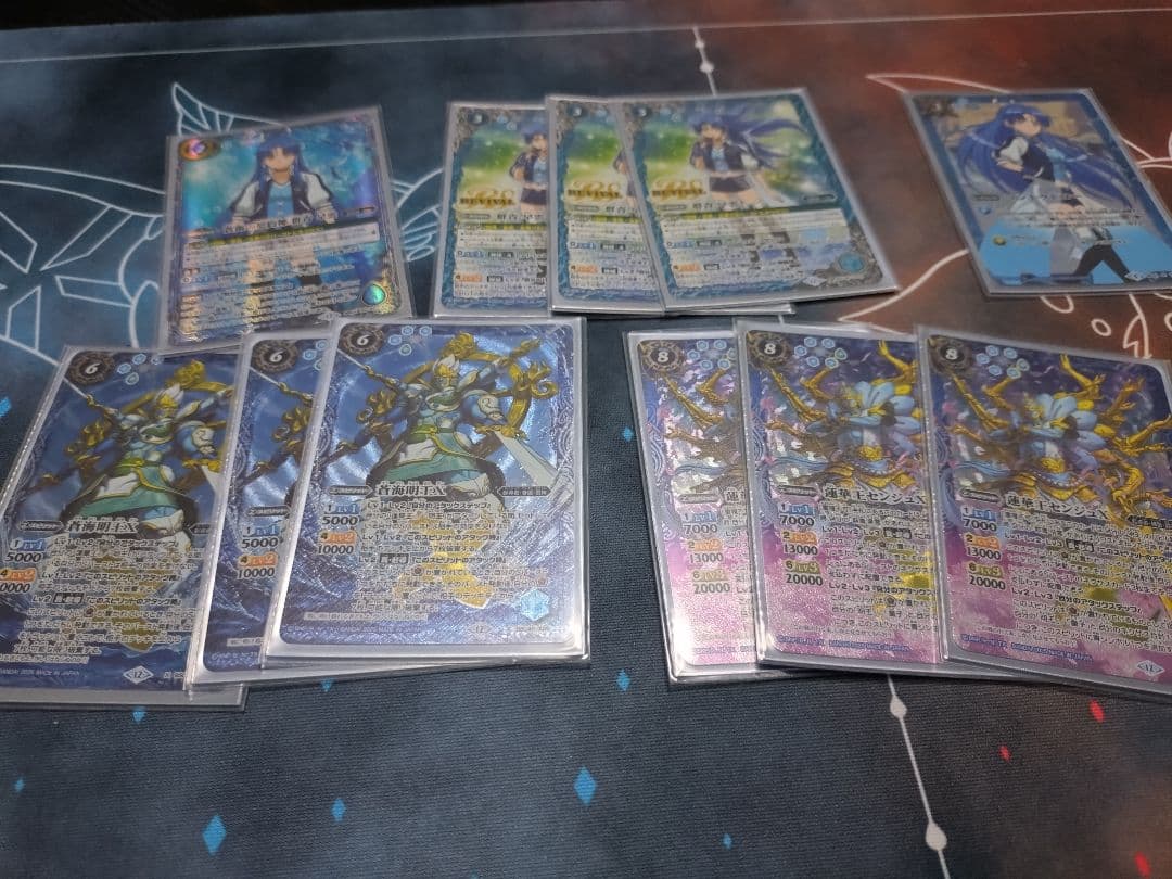 群青早雲デッキ　シークレット多数　スリーブ付き