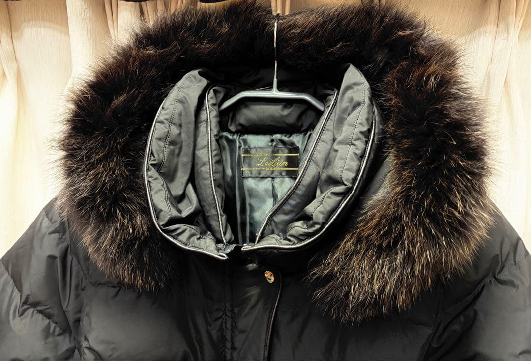 レリアン ロングダウンジャケット 黒13＋ ベンチコート 美品