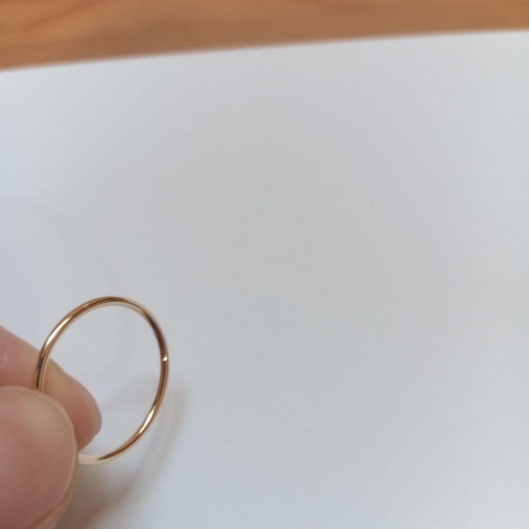 マリハ　願い事リング　シャイン　13号　イエローゴールド　K18YG