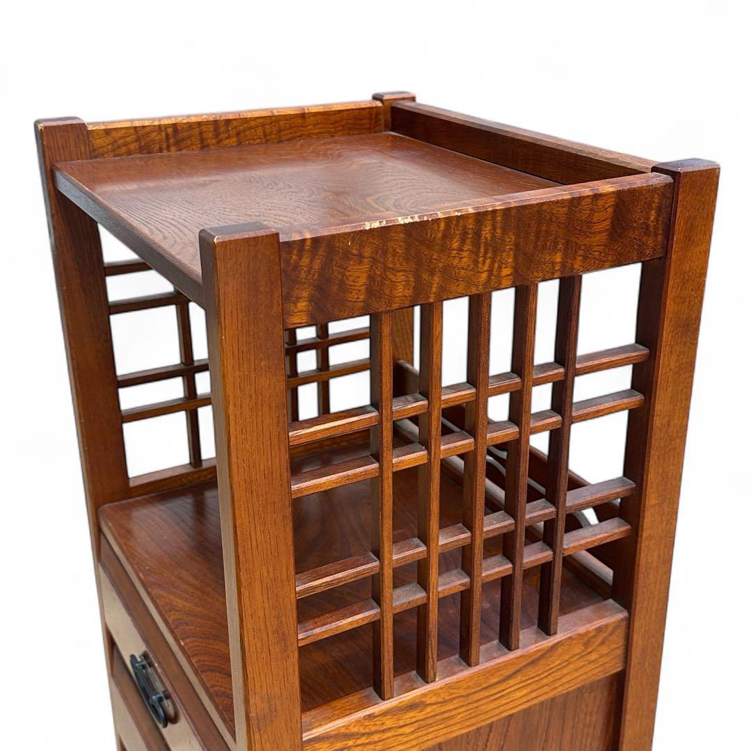 karimoku カリモク 電話台 FAX台 サイドテーブル 花台　チェスト