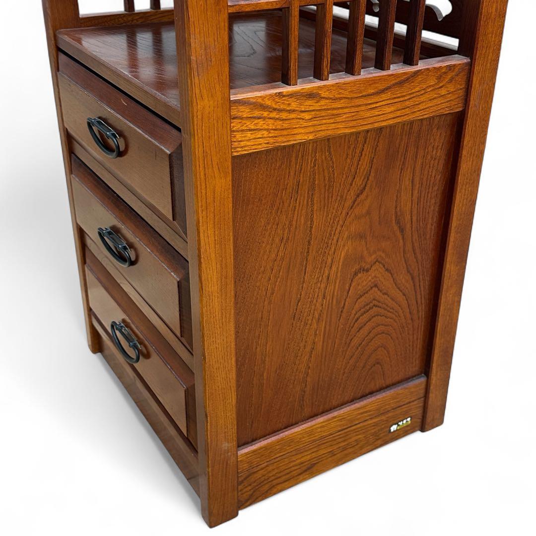 karimoku カリモク 電話台 FAX台 サイドテーブル 花台　チェスト