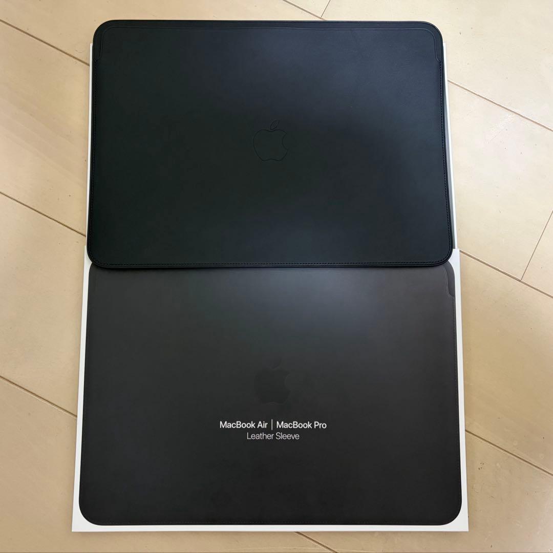 【純正】MacBook Pro air 13インチ用レザースリーブケース未使用品