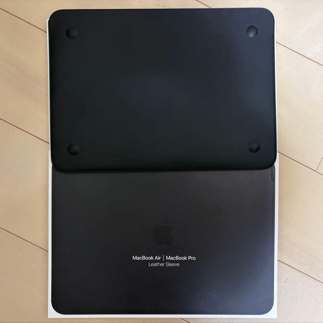 【純正】MacBook Pro air 13インチ用レザースリーブケース未使用品