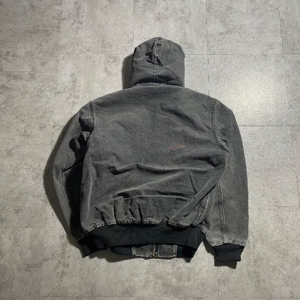 80-90s 星タグ USA製 ブラック カーハート アクティブジャケット