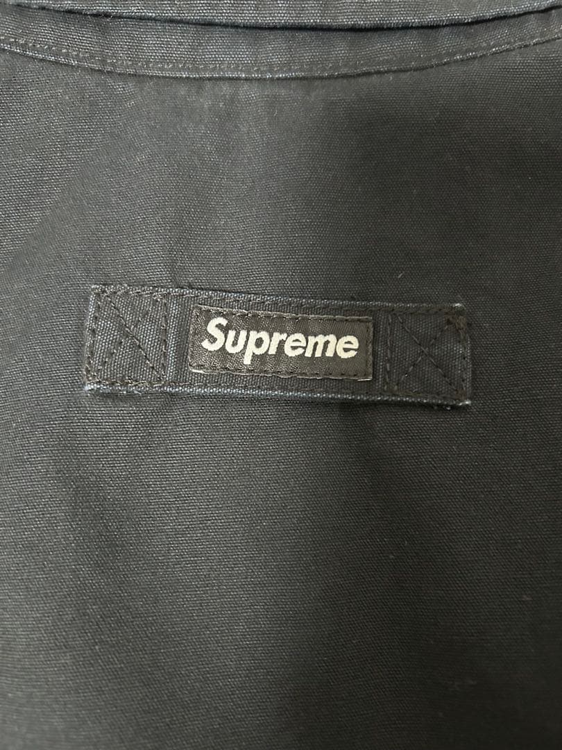 ジャケット・アウター supreme hooded utility jacket black