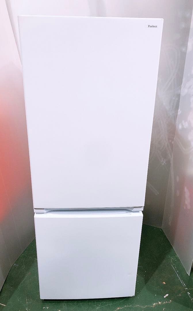 通電OK 2022年製 2ドア 冷蔵庫 yselect 156L 単身用 中古品