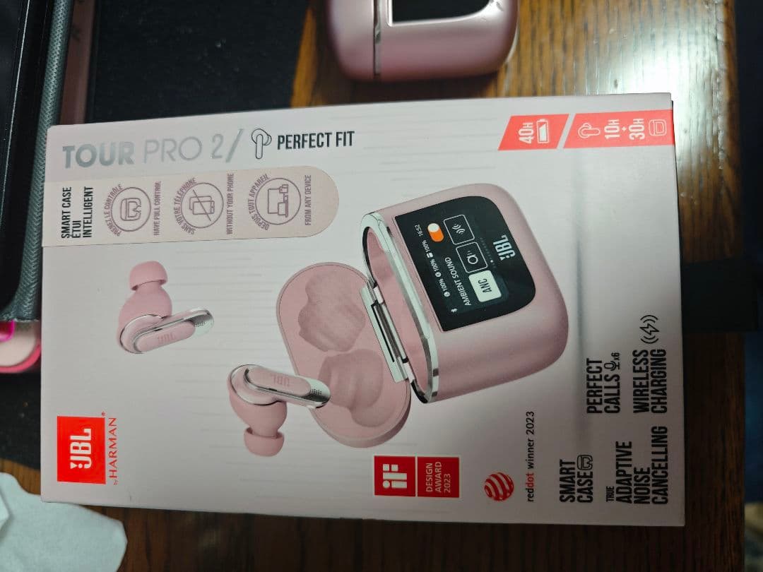 JBL TOUR PRO 2 ワイヤレスイヤホン ピンク