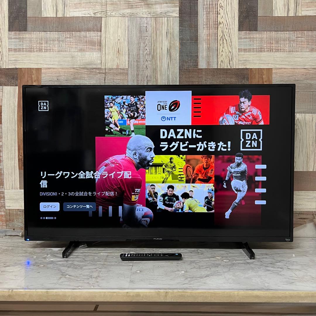 即日受渡❣️全国送料込フナイ43型Fire TV搭載4Kスマートテレビ