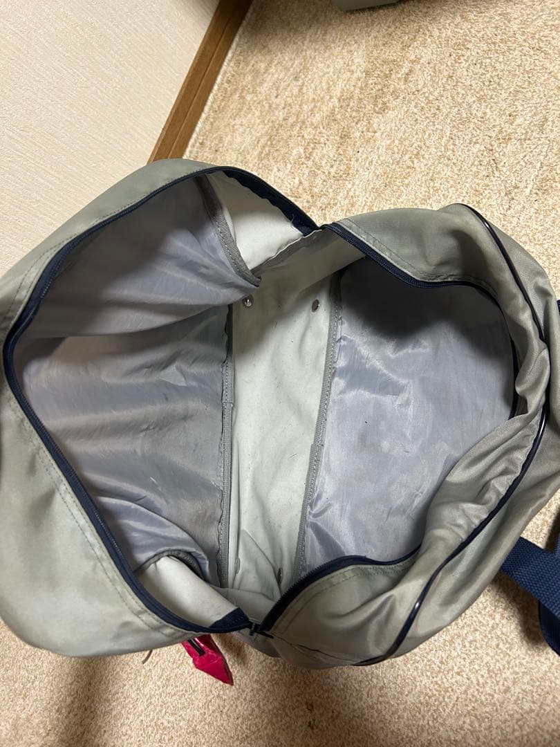 ワッぺ 旧ワッぺ スクバ グレー 中古品 キーホルダー付き♡