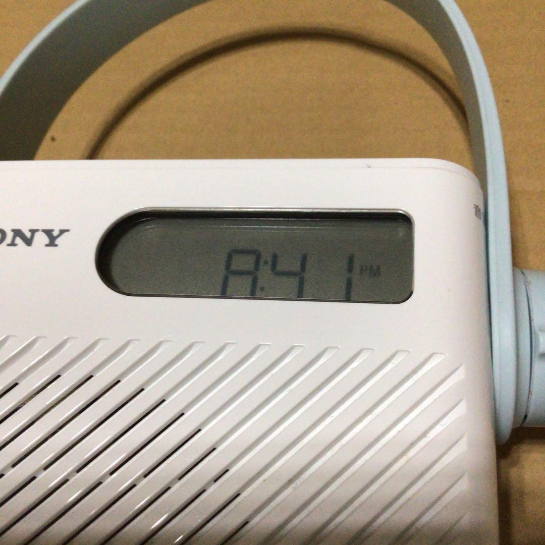 ソニー FM/AM シャワーラジオ ICF-S80　ラジオ 防滴仕様 SONY