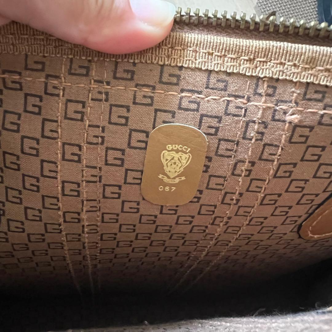 【オールドグッチ】Gucci ベージュ ボストンバッグ