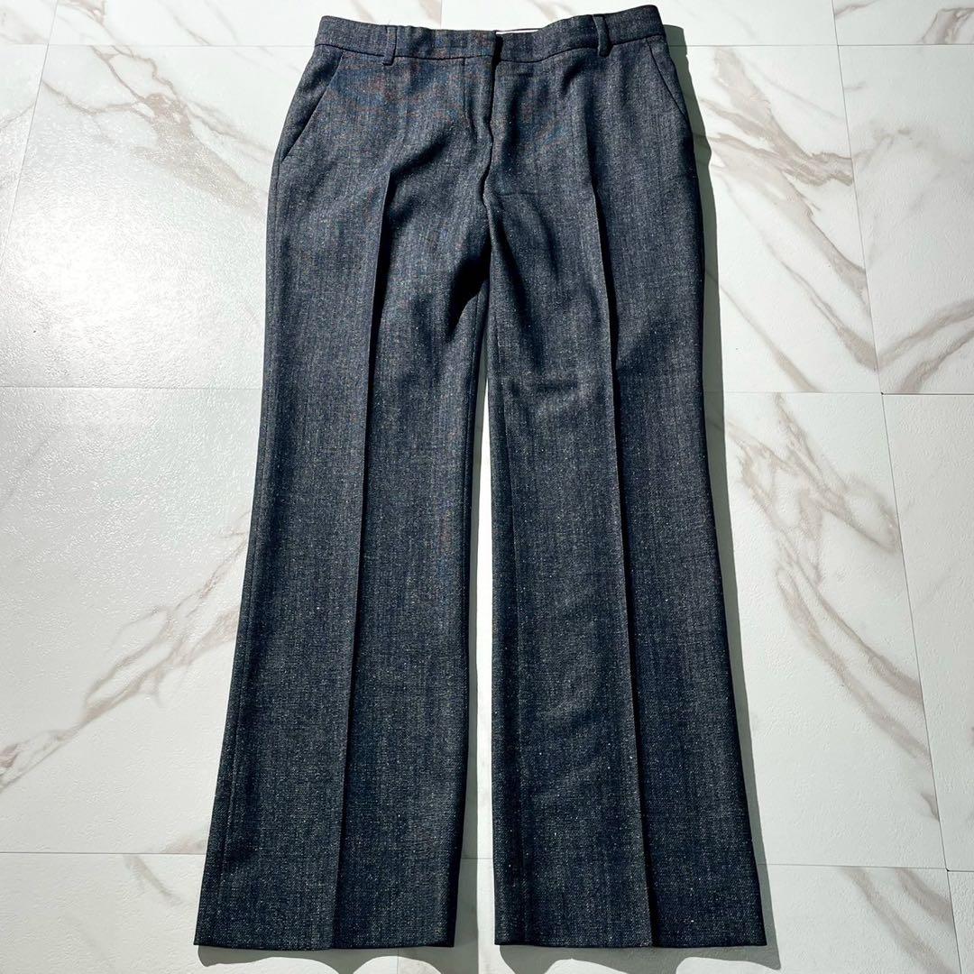 マックスマーラ　セットアップ　ネイビー　デニム　赤タグ　レディース　フォーマル