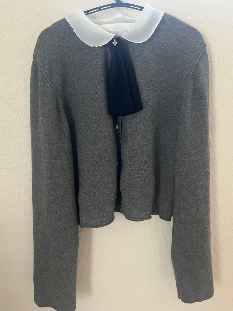 celford セルフォード　デタッチャブル総針カーディガン