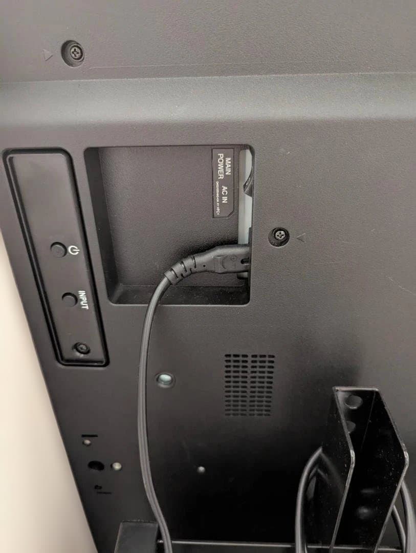 【美品】SHARPデジタルサイネージディスプレイ＆スタンドセット