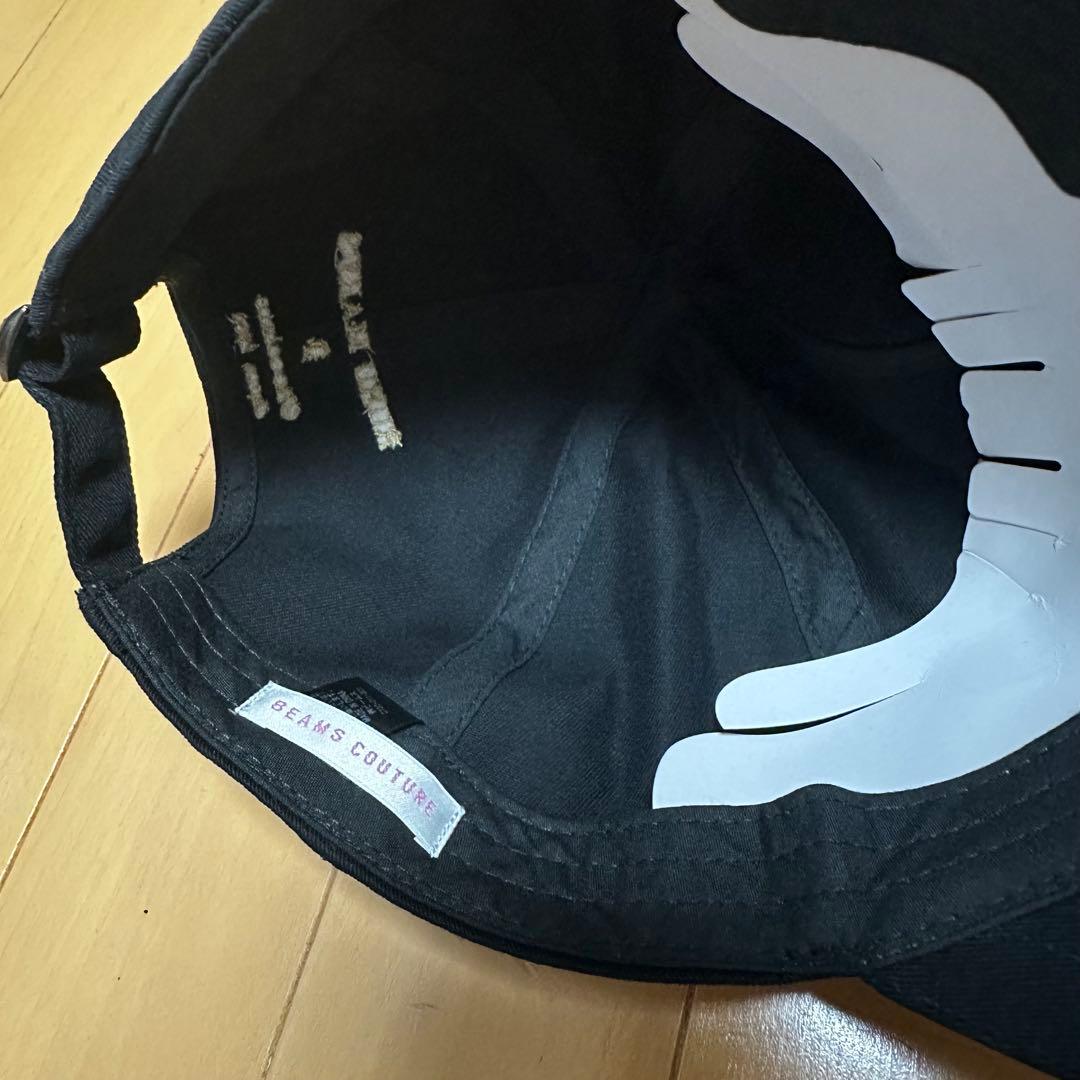 ルルメリー✖️beams キャップ　黒