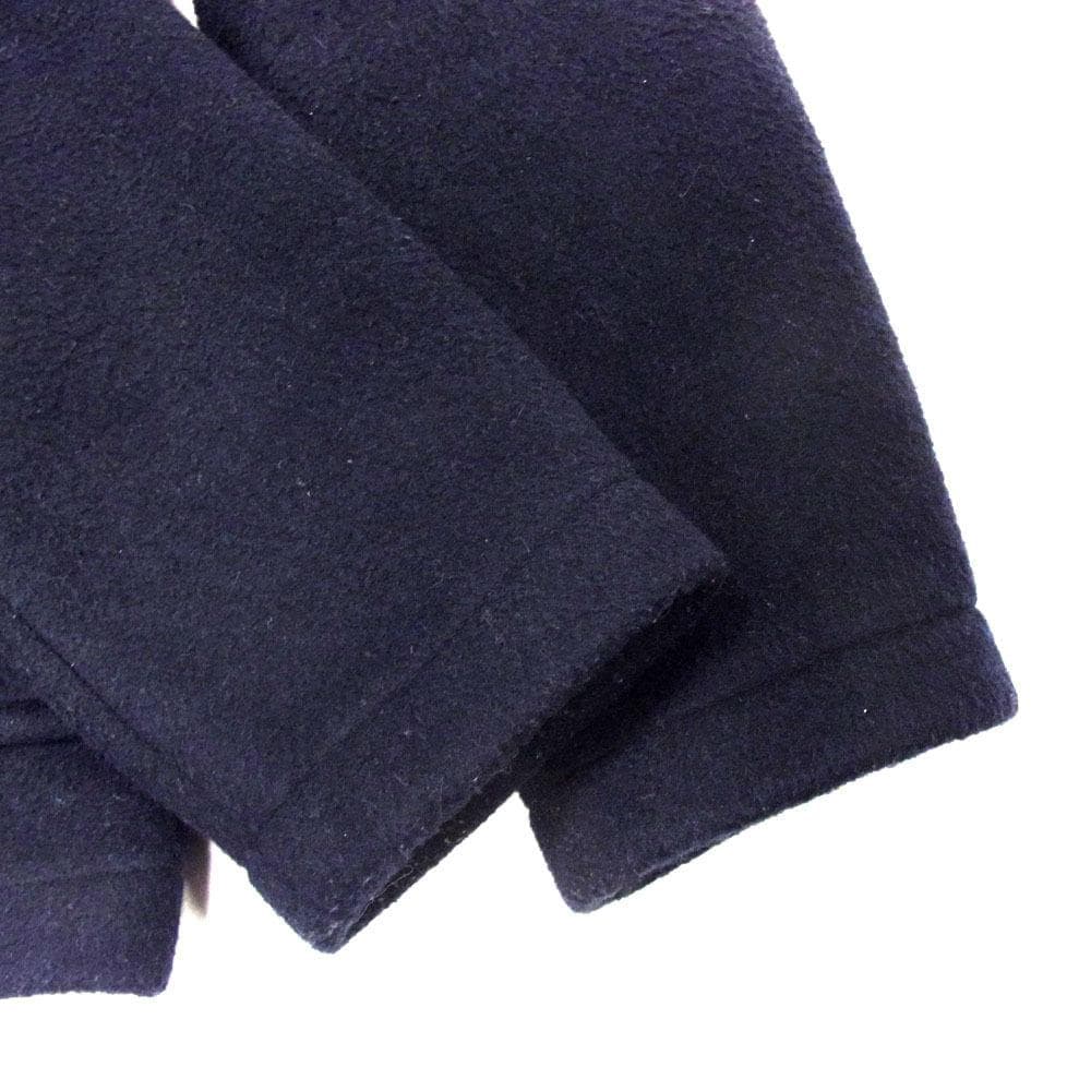 ✈美品　ロンドン トラディション　ウール　ダッフルコート　34　M　濃紺　コラボ