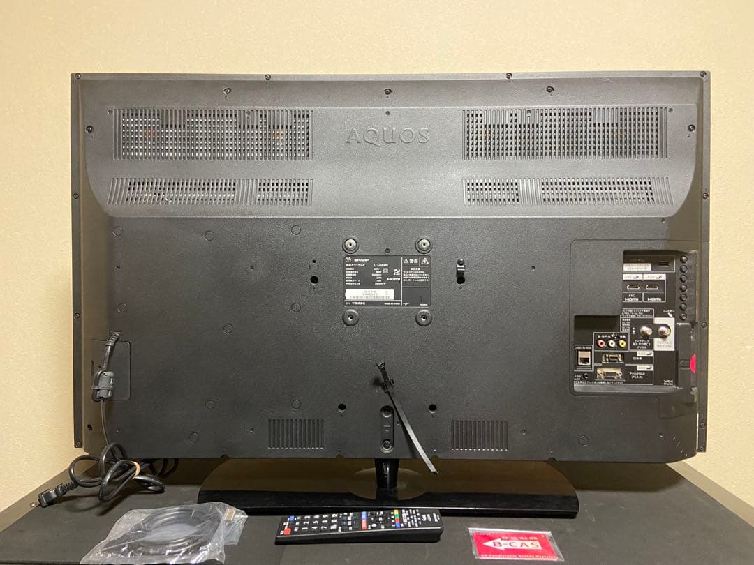 シャープ 40型液晶テレビ 40H40（2017年製）◆互換リモコン・B-CAS