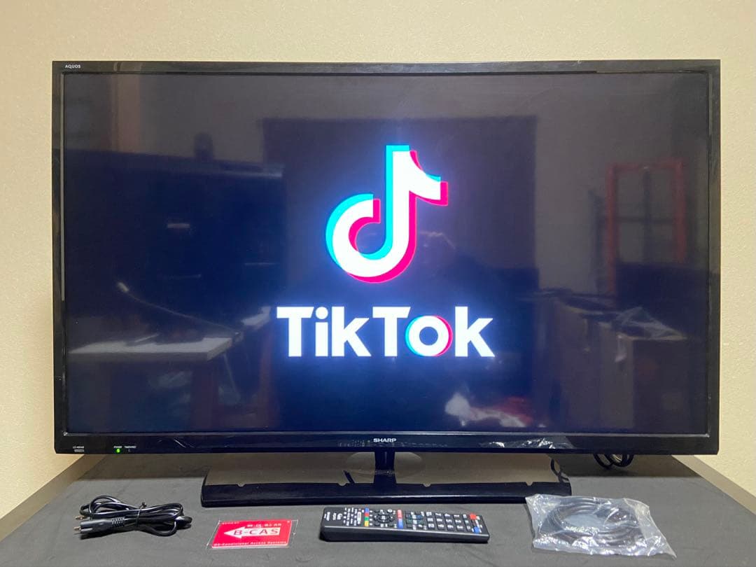 シャープ 40型液晶テレビ 40H40（2017年製）◆互換リモコン・B-CAS