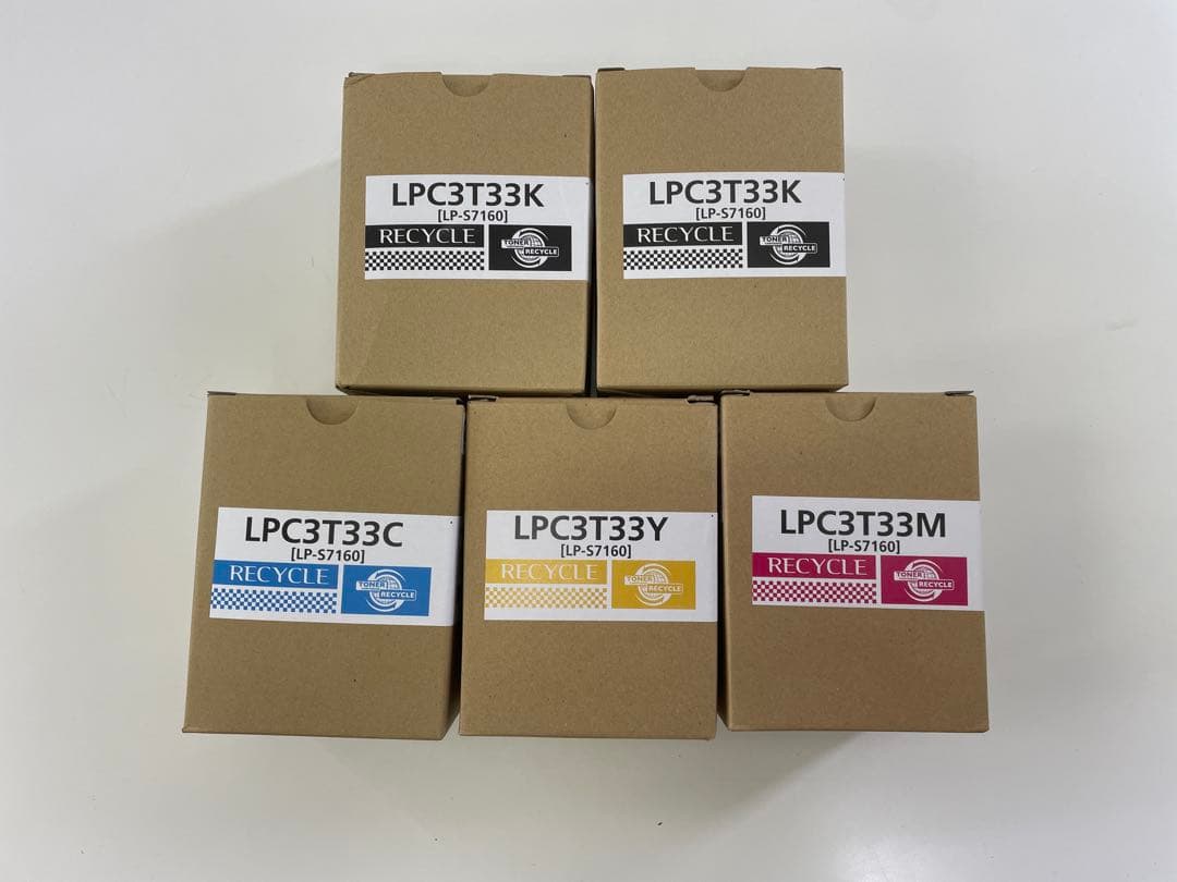 リサイクル トナーカートリッジセット LPC3T33（エプソンLP-S7160）