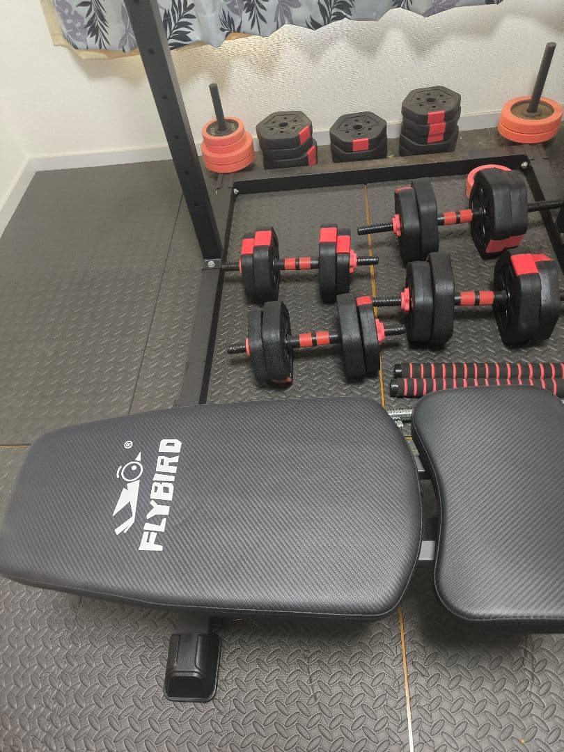 ベンチプレス　ダンベル　ほぼ未使用　引き取り限定　福岡県