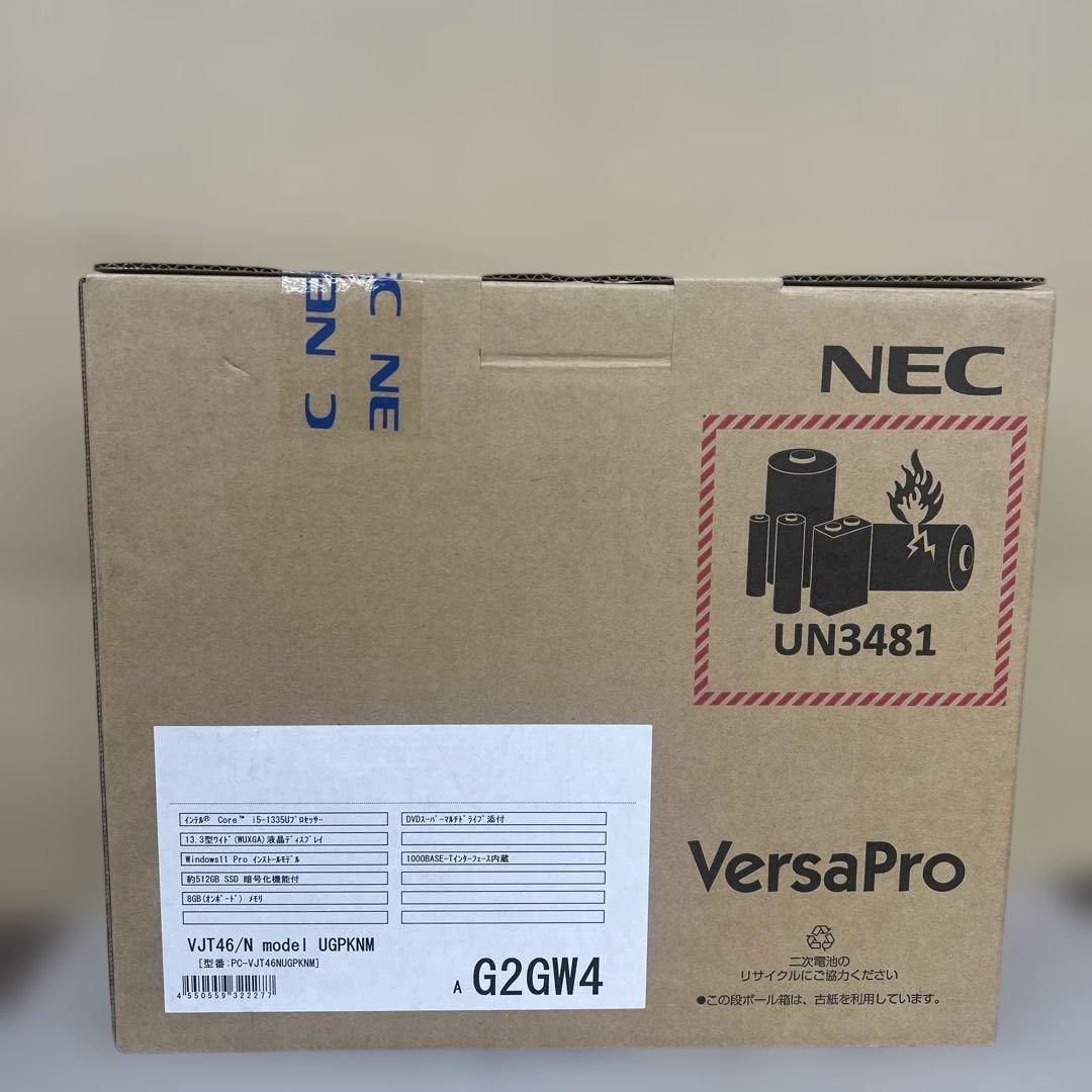 Windowsノート本体 601353 NECVersaPro VJT46/N 8GB/512GB