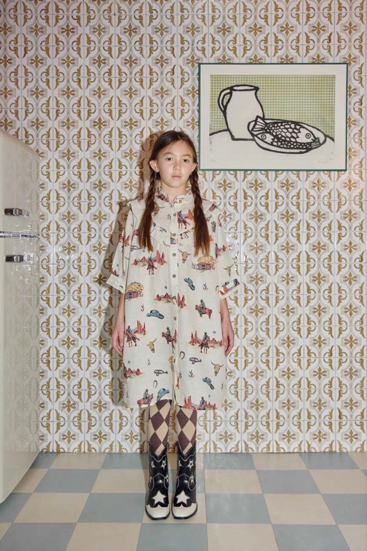 FISH ＆ KIDS 〈COWBOY DRESS〉　2-3y