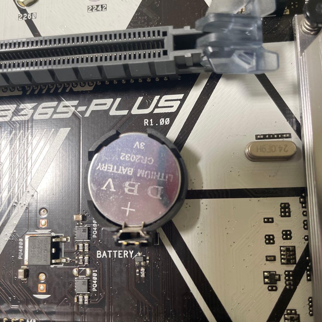 ASUS PRIME B365-PLUS + i7-9780F + 冷却ファン