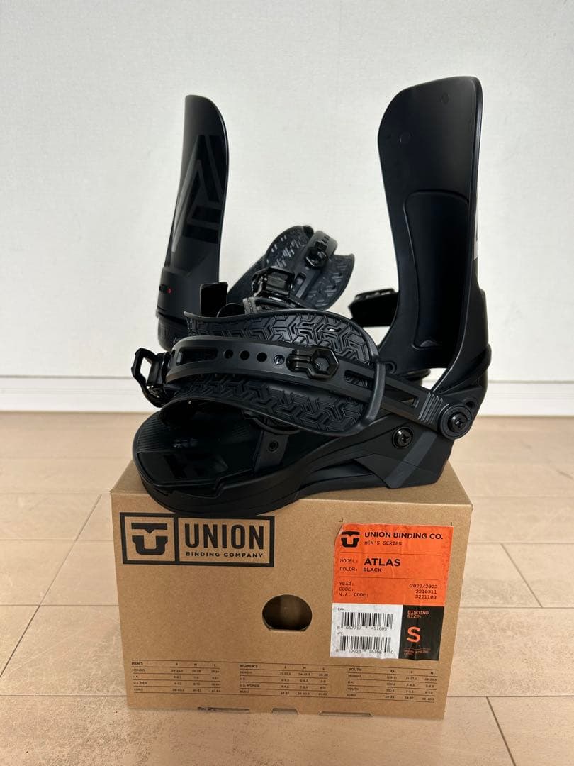 スノーボード 22/23 union atlas black s