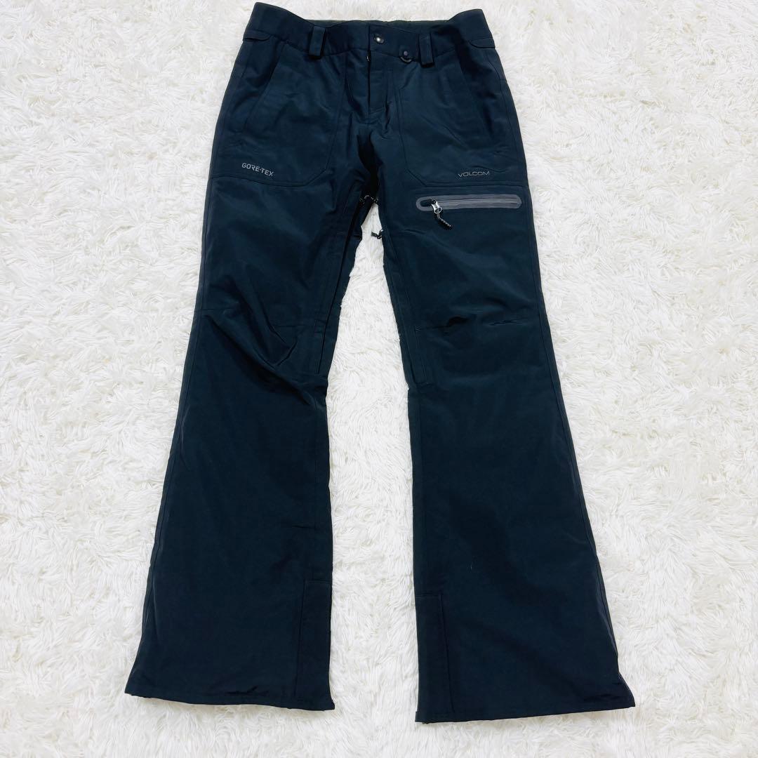 美品　VOLCOM　ゴアテックス　スキー　スノボ　パンツ　雪　冬　黒　日本Ｌ相当