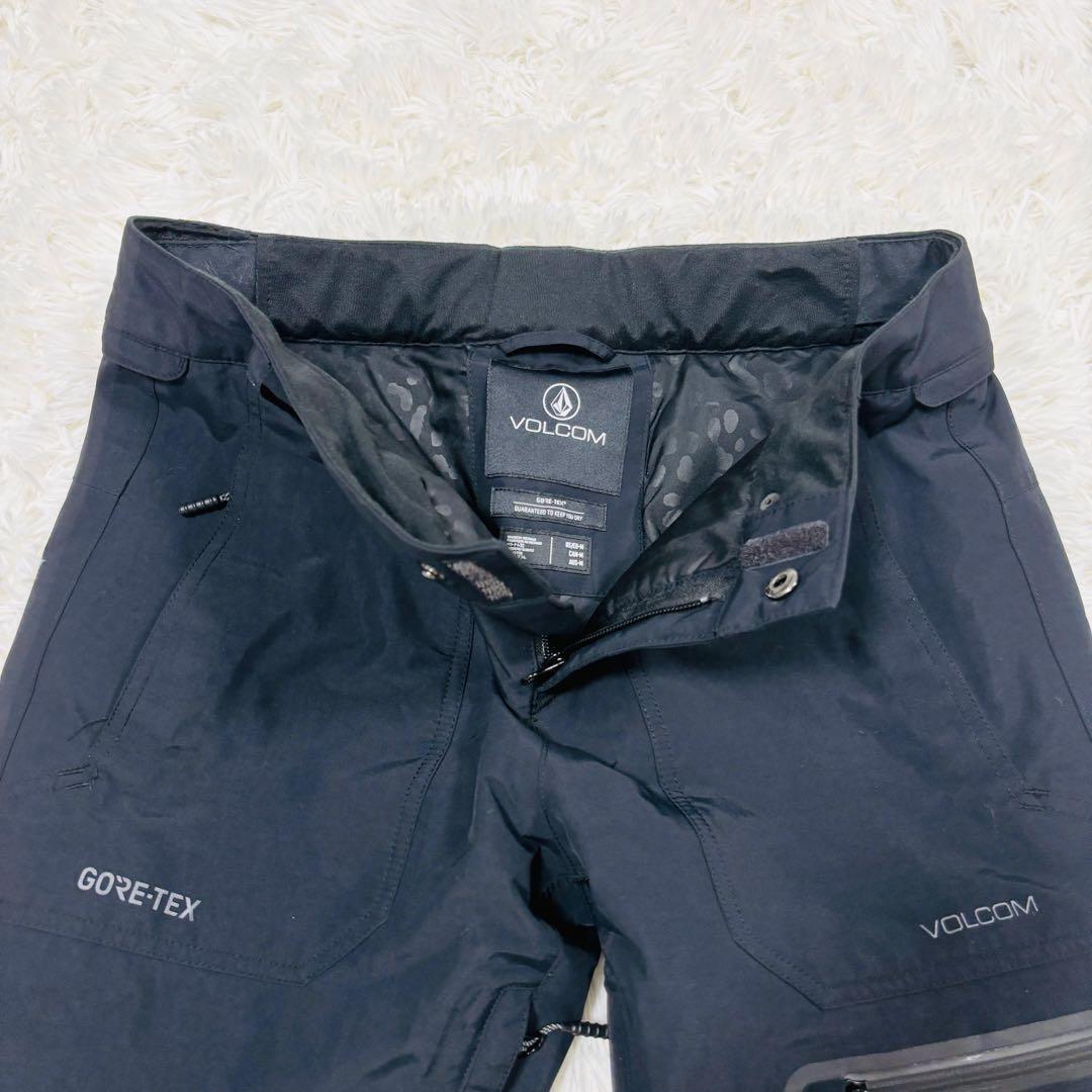 美品　VOLCOM　ゴアテックス　スキー　スノボ　パンツ　雪　冬　黒　日本Ｌ相当
