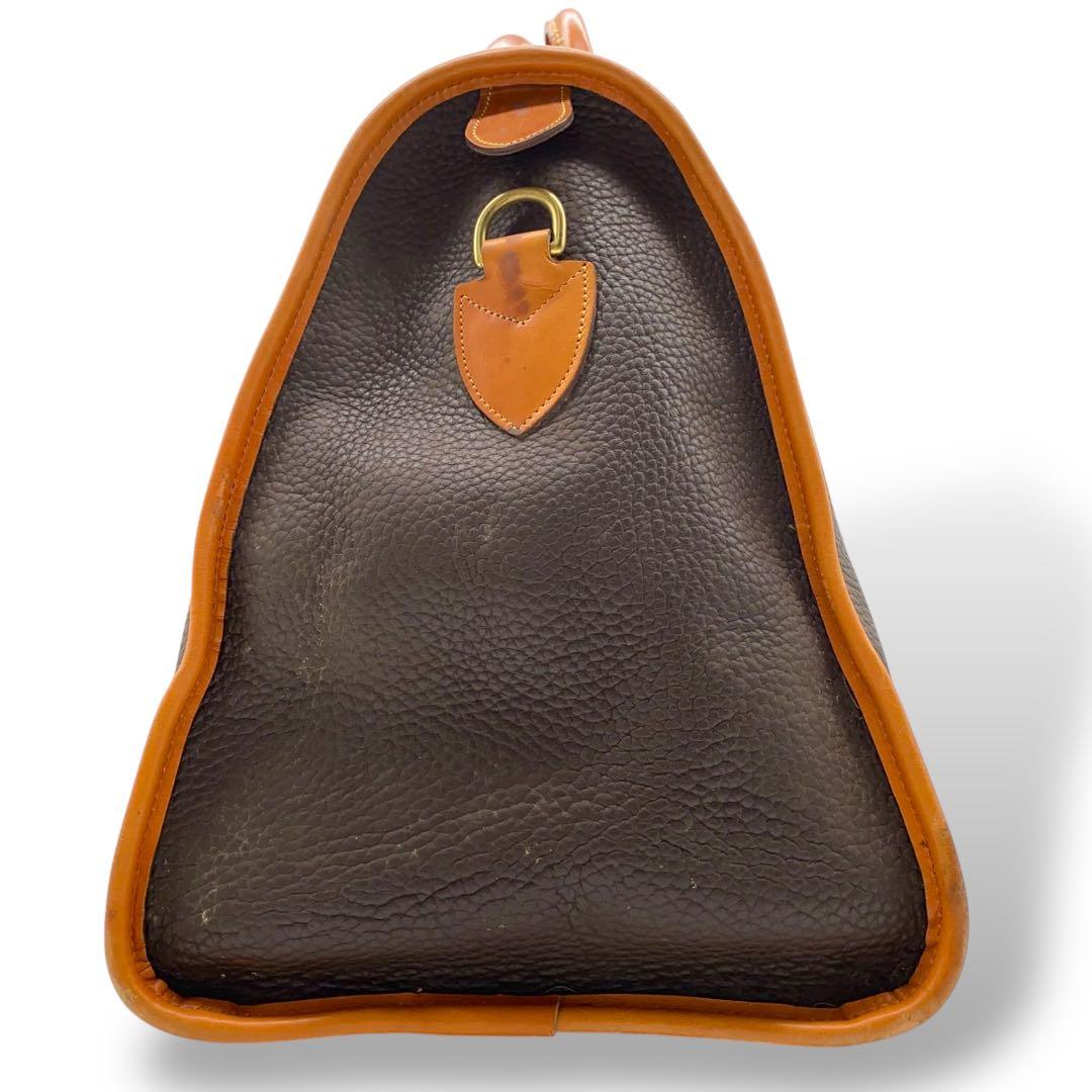 【良品】ドゥーニーアンドバーク ボストンバッグ 2way レザー ブラウン