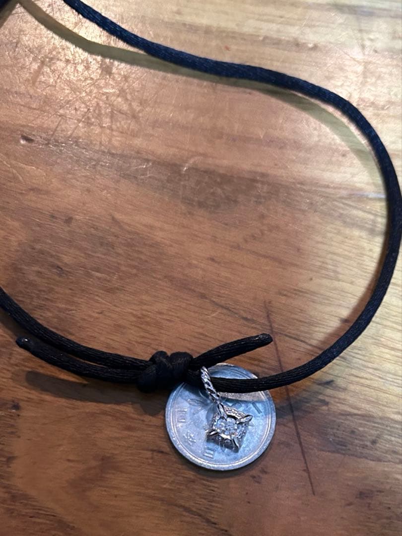 sjx ホワイトゴールドネックレストップ