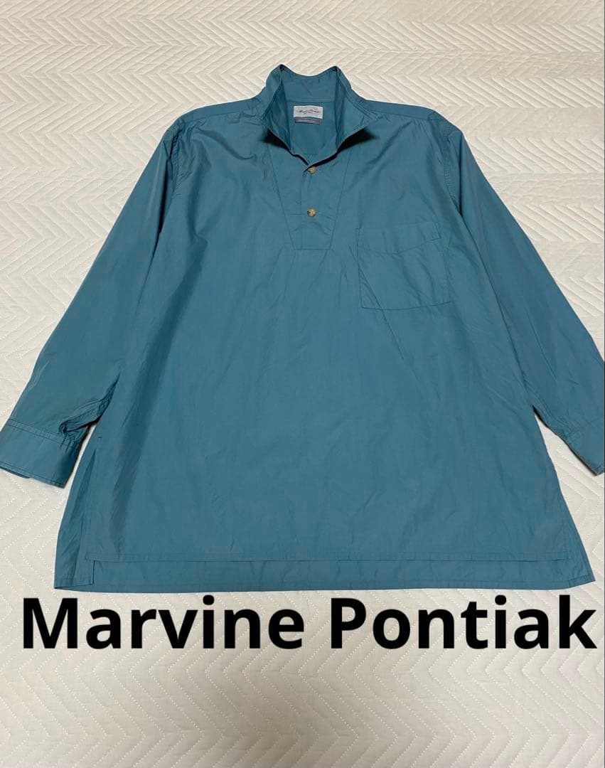 トップス Marvine Pontiak Shirt Makers #Aomidori
