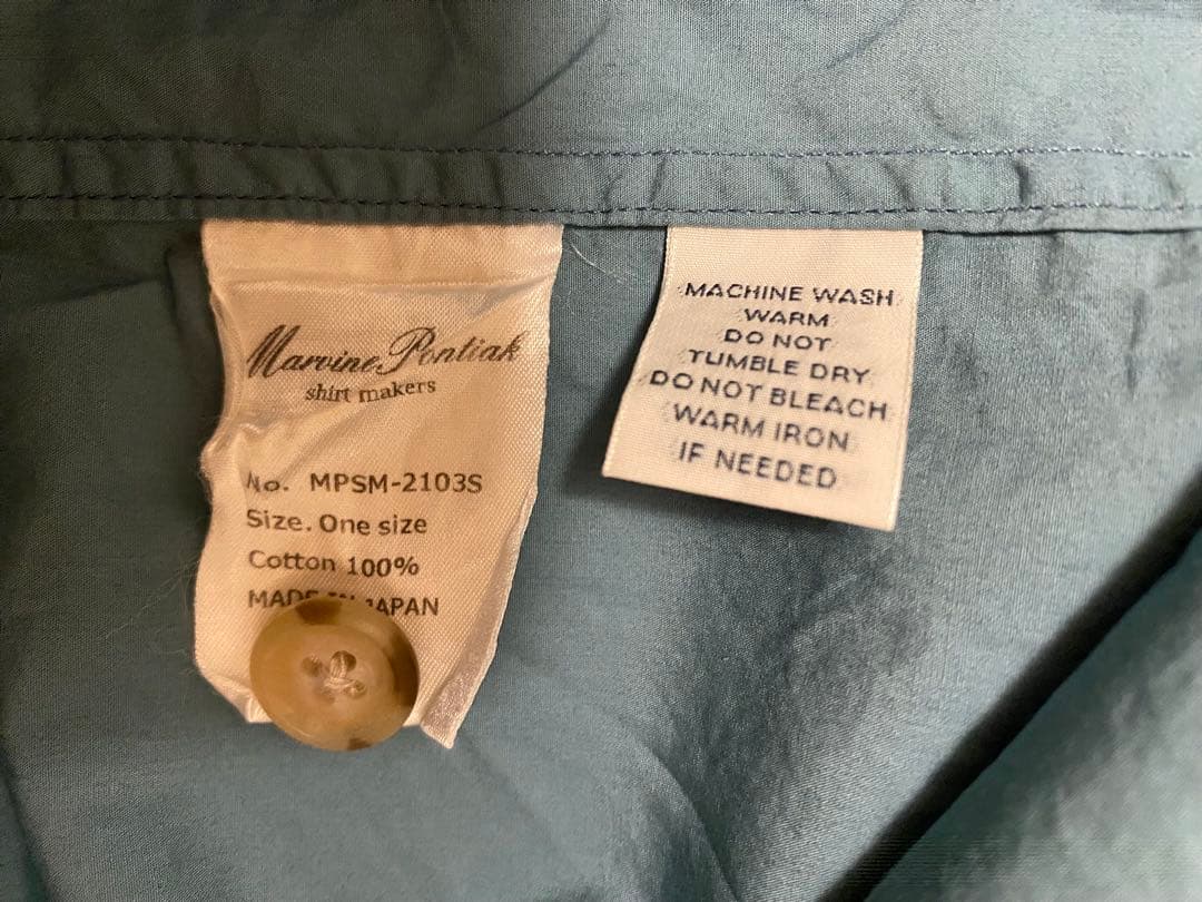 トップス Marvine Pontiak Shirt Makers #Aomidori