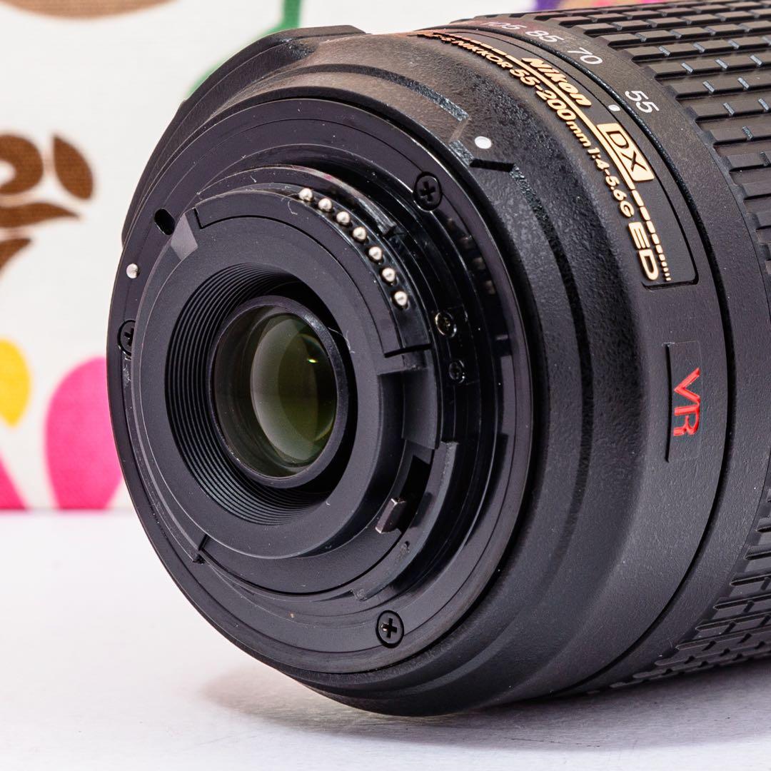 ⭐️Nikon ニコン AF-S 55-200mm⭐️望遠レンズ⭐️ 手ブレ補正⭐️