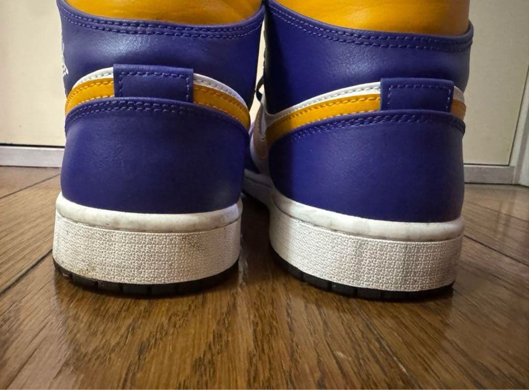 Nike Air Jordan 1 Mid レイカーズ27cm
